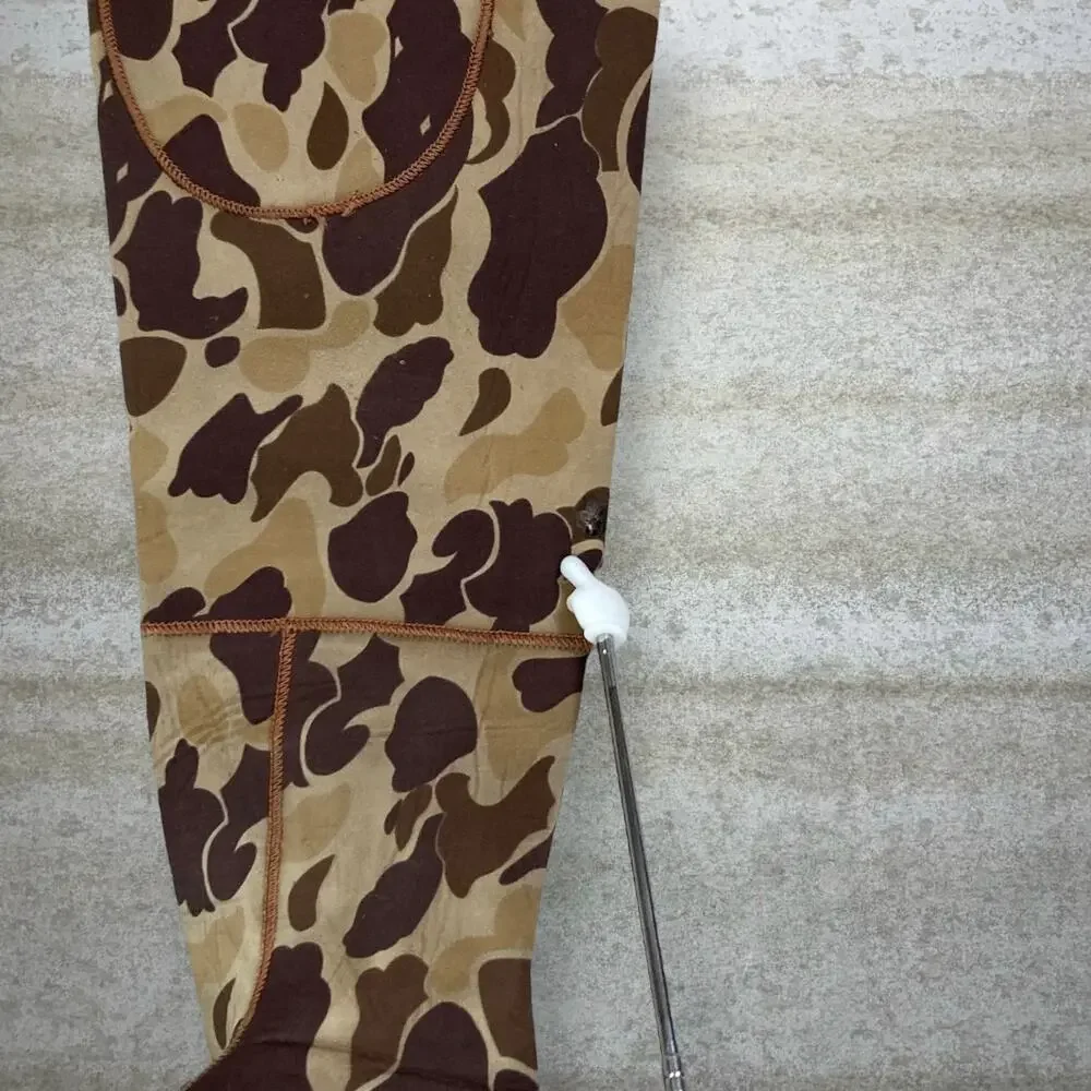 Vintage 90s Duck Hunting Camo Waders 36" Waterproof Woodland - Picture 9 of 10